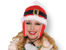 Santa Belt Flap Hat