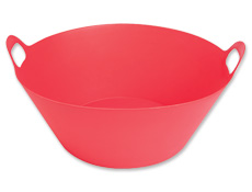 Red Plastic Party Tub