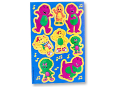 Barney Sticker Sheets