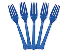 Blue Premium Forks