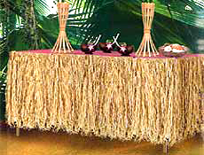 Raffia Table Skirt