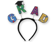 Glitterered Graduation Boppers