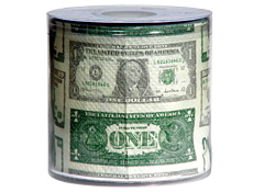 Money Toilet Paper