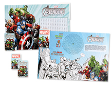 Avengers Folded Activity Sheet