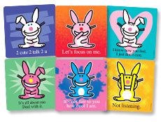 Its Happy Bunny Stickers