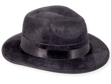 Black Felt Fedora