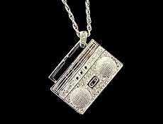 Boombox Bling Necklace