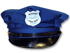 4FunParties.com - Blue Cloth Police Hat