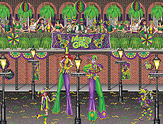 Deluxe Mardi Gras Scene Kit