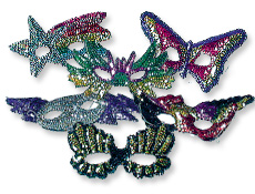 Assorted Sequin Masks