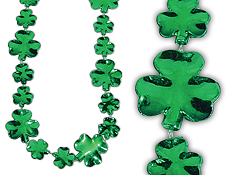 36 inch Shamrock  Necklaces